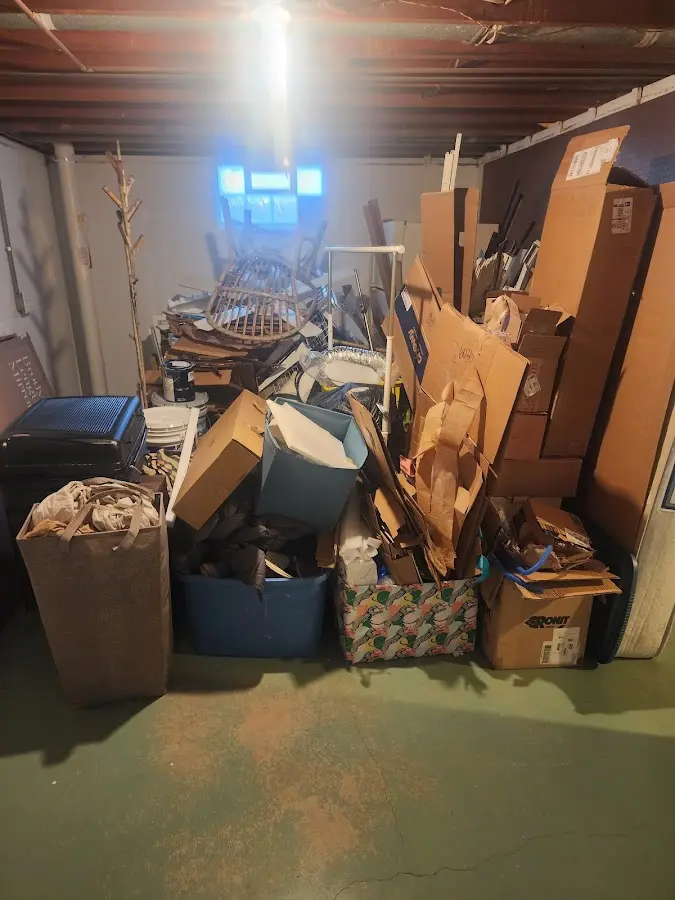 Roll-off dumpster container at job site for Yard Waste Dumpster Rental in West Vero Corridor